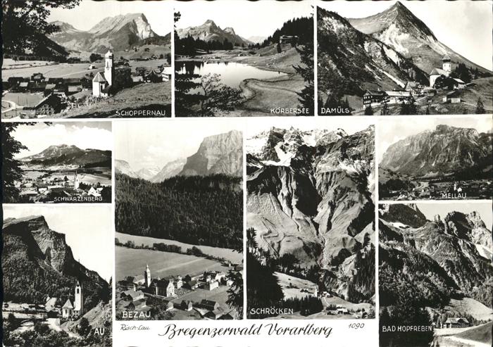Bregenz Vorarlberg Bregenzer Wald Schoppernau Koerbersee Damuels Schwarzenberg A