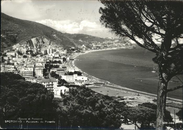 Spotorno Savona Liguria Panorama da Ponente