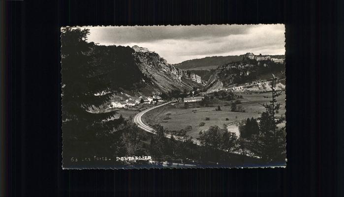 Pontarlier Doubs Panorama Eisenbahn