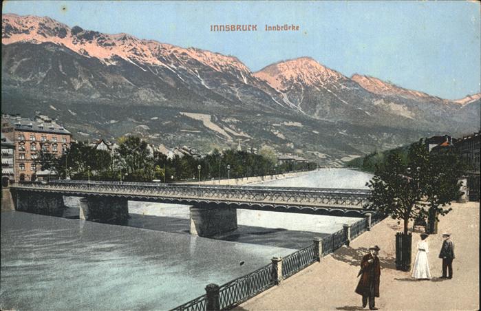 Innsbruck Partie am Inn Bruecke