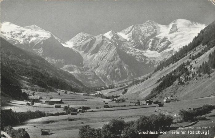Ferleiten Salzburg AT Panorama Talschluss von Ferleiten Hohe Tauern