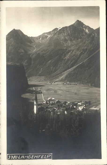 Laengenfeld Oetztal Panorama Blick ins Tal