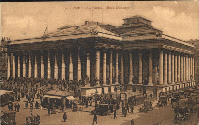 Paris La Bourse Stock Exchange