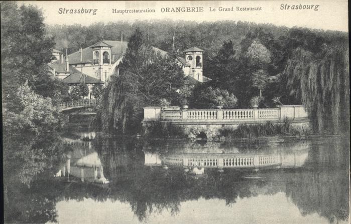 Strasbourg Alsace Le Grand Restaurant Orangerie