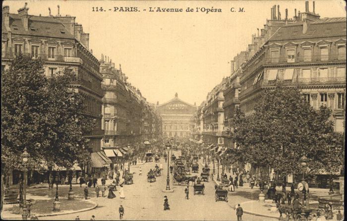 Paris L'Avenue de l'Opera