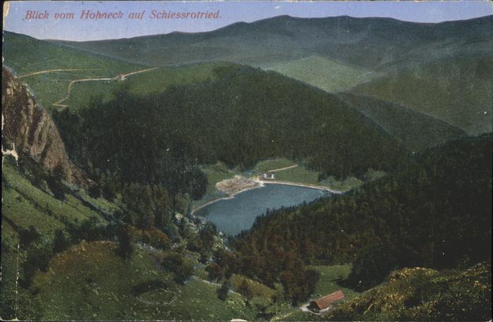 Stosswihr Blick vom Hohneck auf Schiessrotried Fe