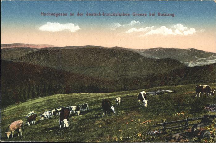 Bussang Vosges Hochvogesen an der deutsch-französische