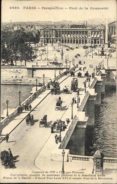 Paris Pont de la Concorde Seine