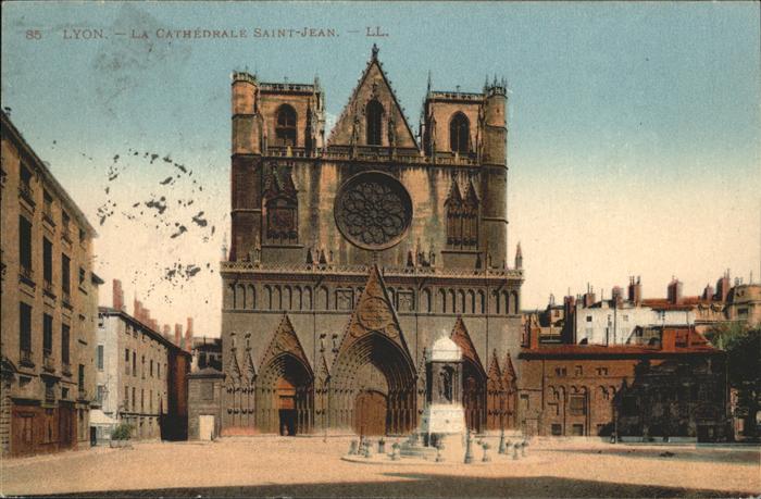 Lyon France La Cathedrale Saint-Jean