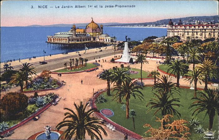 Nice Alpes Maritimes Le Jardin Albert et la Jetee Promenade