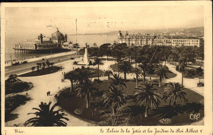 Nice Alpes Maritimes Le Palais de la Jetee et les Jardins du
