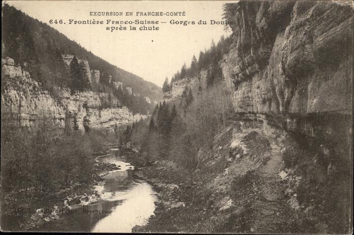 Pontarlier Doubs Frontiere Franco-Suisse Gorges du Doubs