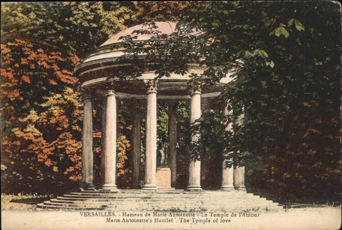 Versailles Yvelines Hameau de Marie Antoinette Le Temple de