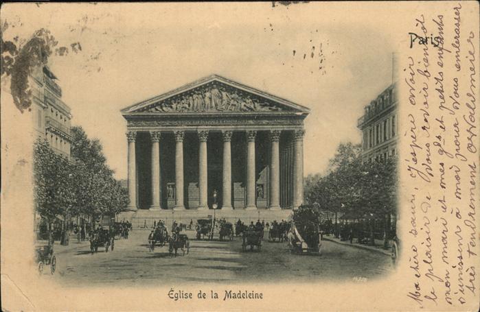 Paris Eglise de la Madeleine