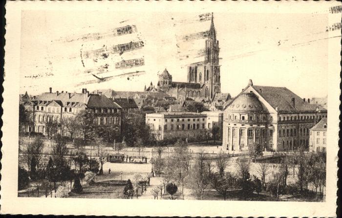 Strasbourg Alsace Vue prise de la Place de la Republique