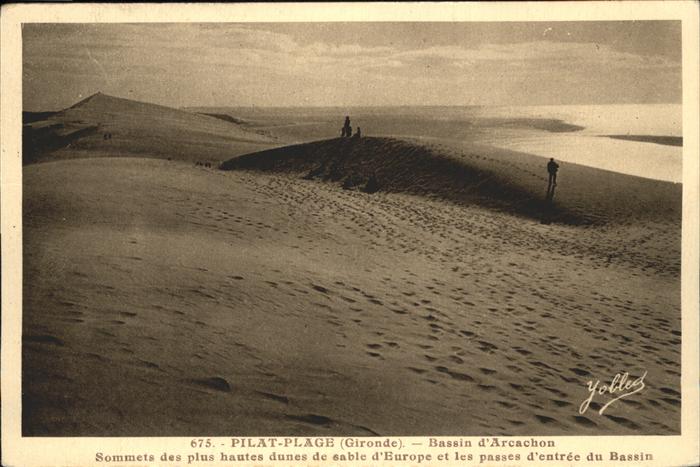 La Teste-de-Buch Sommets des plus hautes dunes de sable