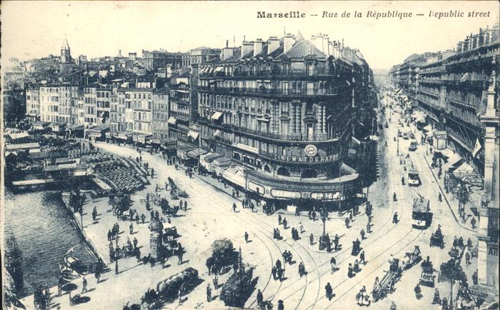 Marseille Bouches-du-Rhone Rue de la Republique
