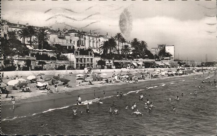 Cannes Alpes-Maritimes Plage du Midi