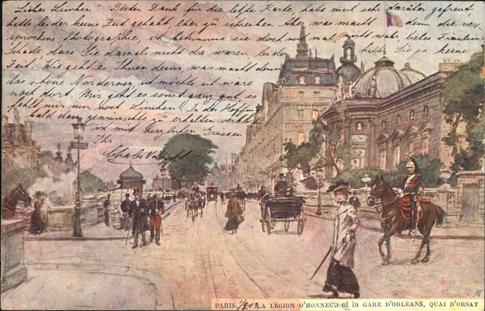 Paris La Legion d_Honneur et la Gare d'Orlean