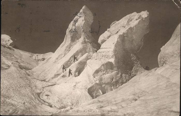 Chamonix Les seracs du Mont Blanc Gletscher
