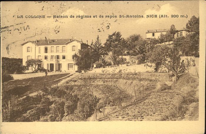 Nice Alpes Maritimes La Colline Maison de regime et de repos