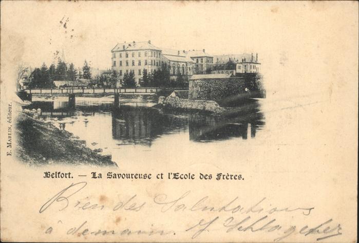 Belfort Alsace La Savoureuxe et l'Ecole des Freres