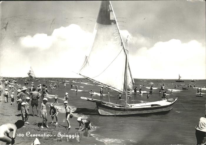 Cesenatico Spiaggia Strandleben