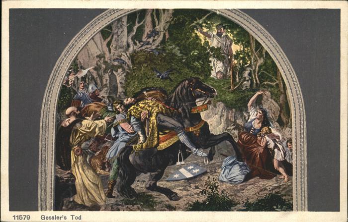Tell Wilhelm Gessler's Tod Wehrli Nr. 11579