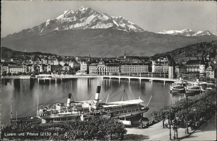 Dampfer Binnenschifffahrt Luzern Pilatus