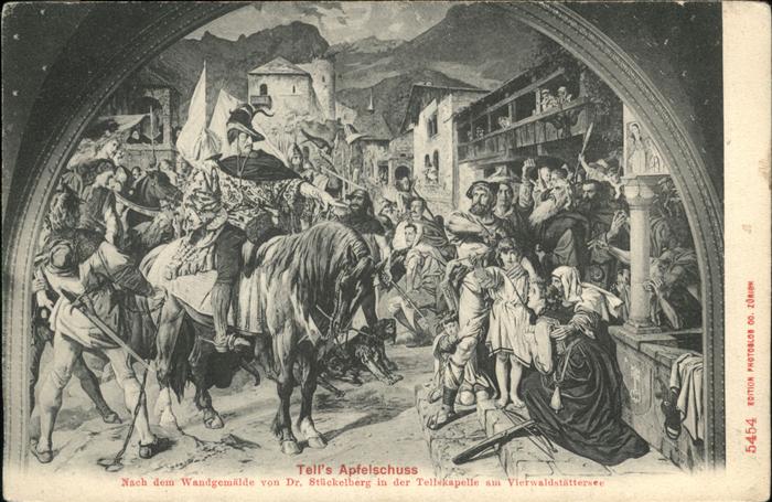Tell Wilhelm Nr. 5454 Apfelschuss Dr. Stückelberg