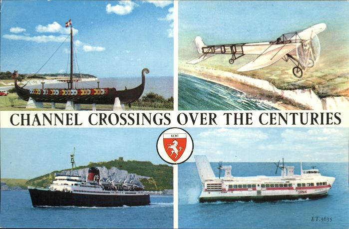 Dampfer Oceanliner Wikingerschiff Flugzeug Bleriot Hovercr