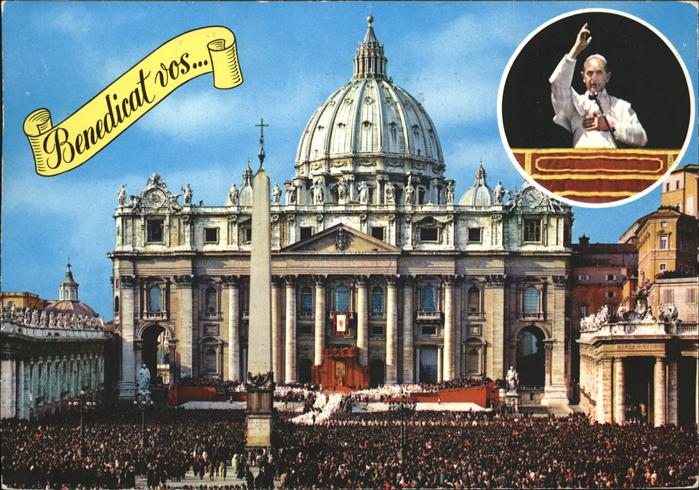 Papst Vatikanstadt Petrus Hauptkirche Basilic