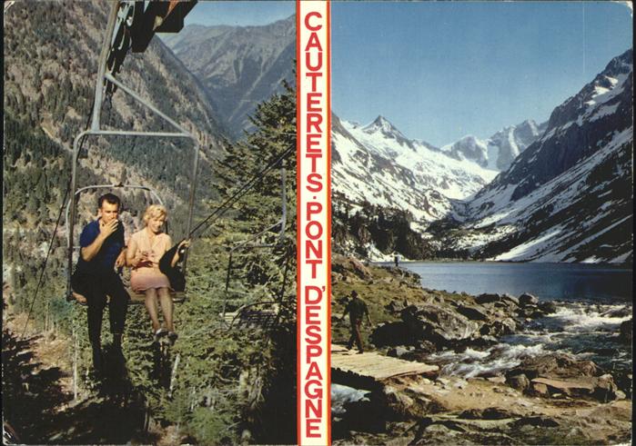 Sessellift Pyrenees Cauterets Pont d_Espagne