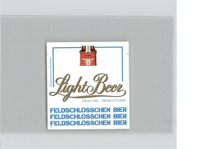Bier Light Feldschlösschen Rheinfelden Schwe
