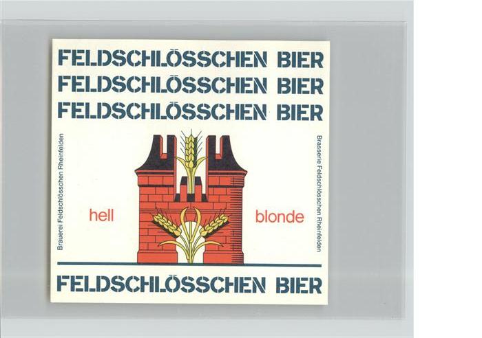 Bier Hell-Blonde Feldschlösschen Rheinfelden