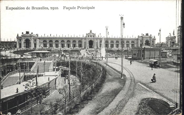 Exposition Bruxelles 1910 Facade Principale