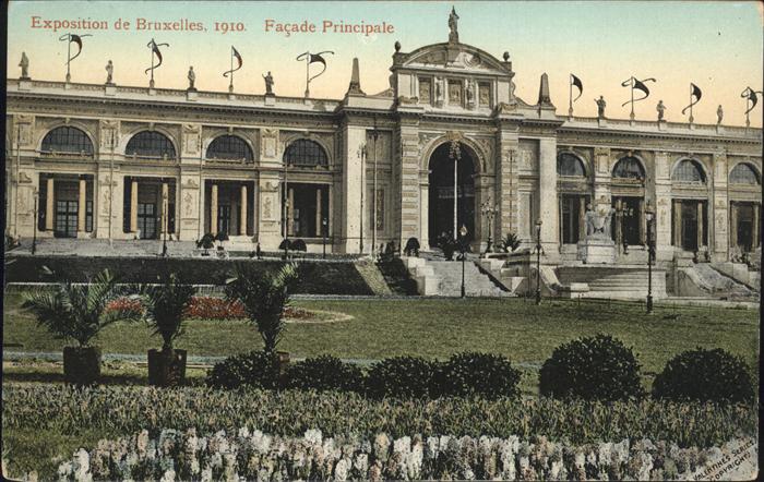 Exposition Bruxelles 1910 Facade Principale