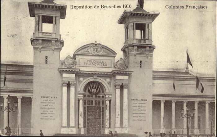 Exposition Bruxelles 1910 Colonies Francaises