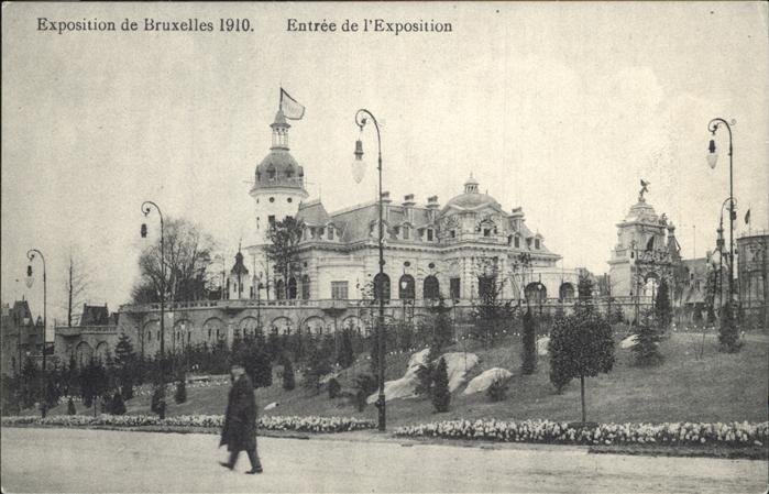 Exposition Bruxelles 1910 Entree
