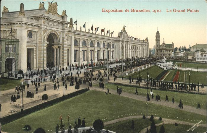 Exposition Bruxelles 1910 Grand Palais