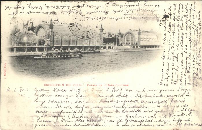 Exposition Universelle Paris 1900 Palais de l_Horticulture