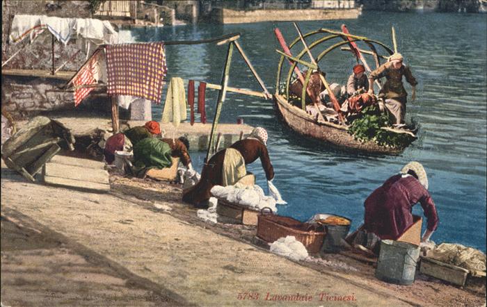 Handarbeit Lavandaie ticinesi Wäscherinnen