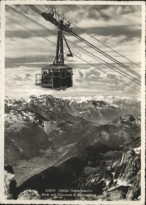 Seilbahn Säntis Glärnisch Berneralpen