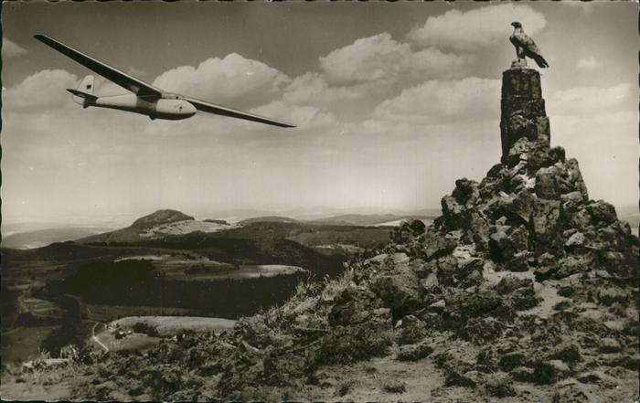 Segelflug Gliding Vol-Voile Vuolo-a-Vela Wasserkuppe Rhön Fliegerdenkmal