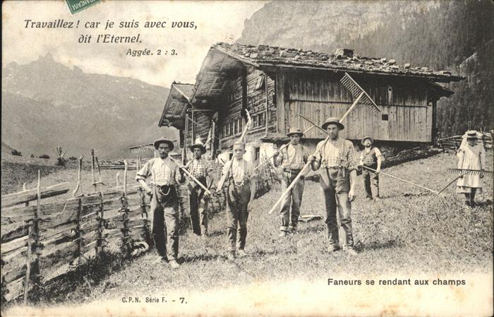 Landwirtschaft Faneurs Frankreich