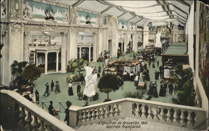Exposition Bruxelles 1910 Section Francaise