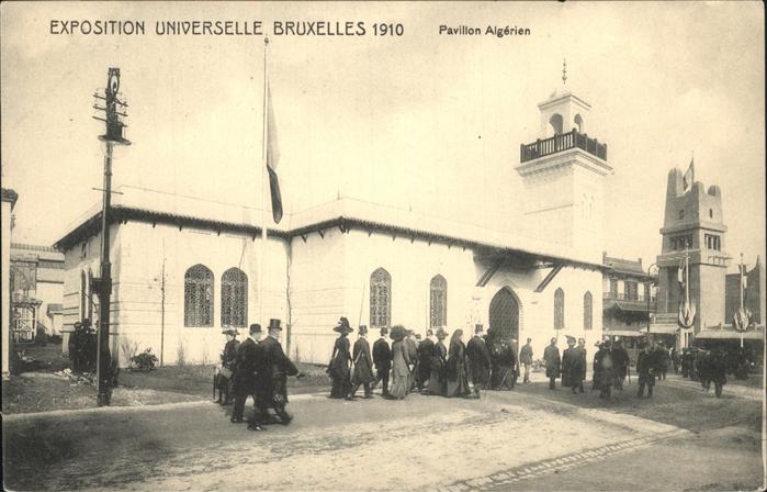 Exposition Bruxelles 1910 Pavillon Algerien
