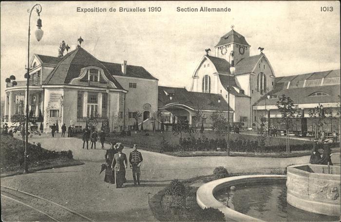 Exposition Bruxelles 1910 Section Allemande