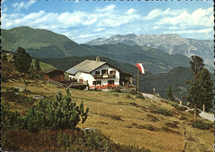 Aschau Zillertal Zillertaler Hoehenstrasse Alpengasthof Kaltenbacher Skihuette
