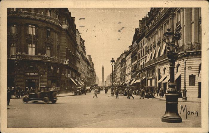 Paris la rue de la Paix